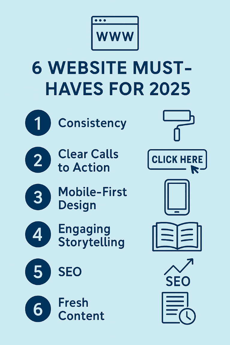 6 Website Must-Haves for 2025
