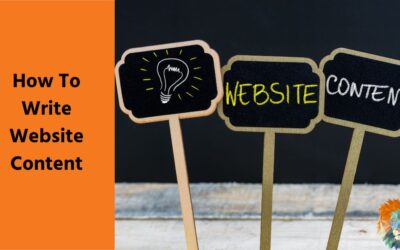 How To Write Website Content