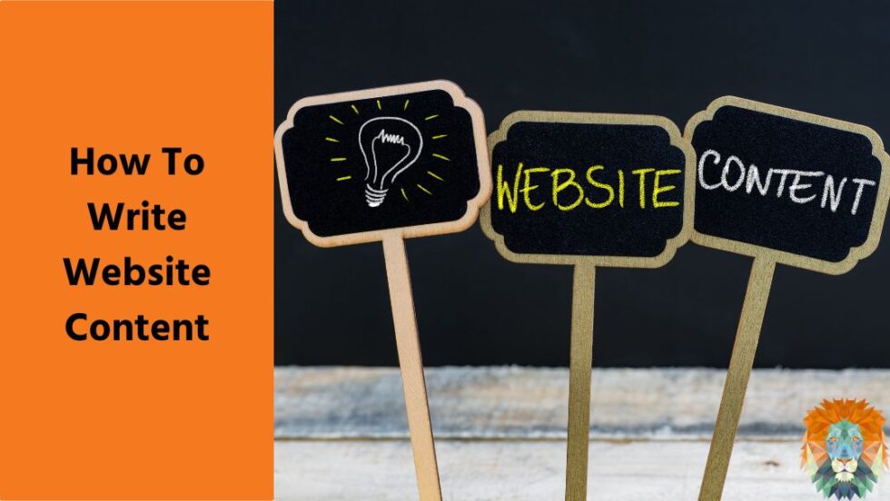 How To Write Website Content - Lion Spirit Media