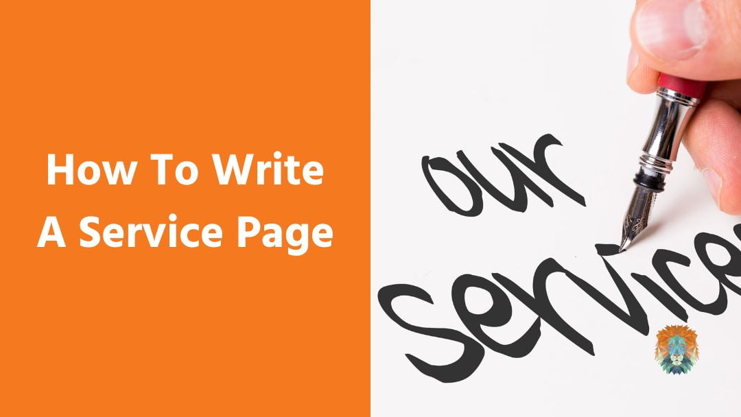 How To Write A Service Page