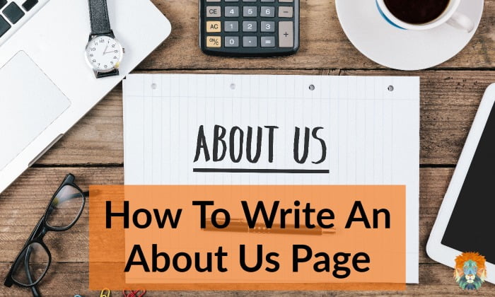 how to write about us