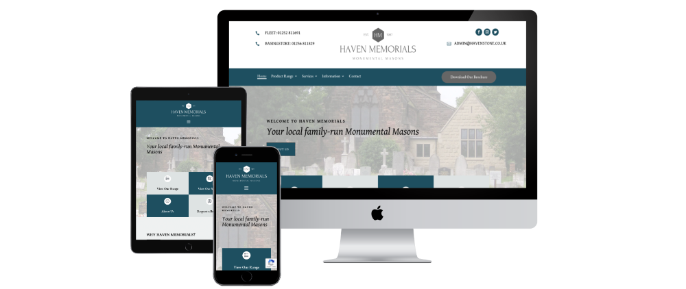 Haven Memorials Website